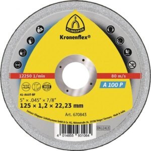 Rezna ploča A100 Klingspor 125x1 Metal / Inox